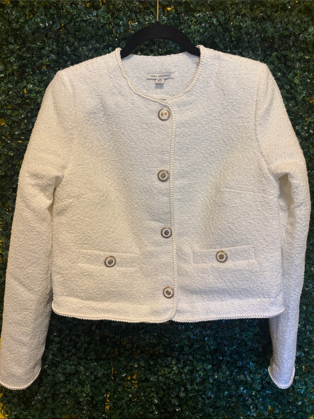 Classic White Blazer Jacket - Picture 5 of 6